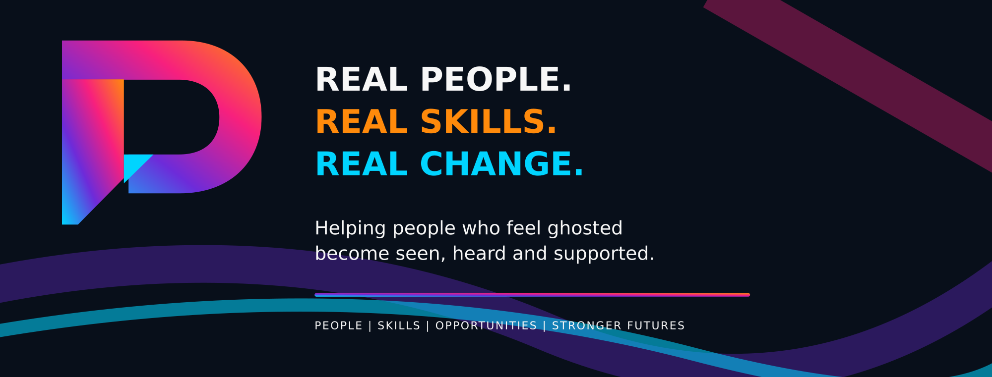 The Phantom Community CIC cover artwork: real people, real skills, real change